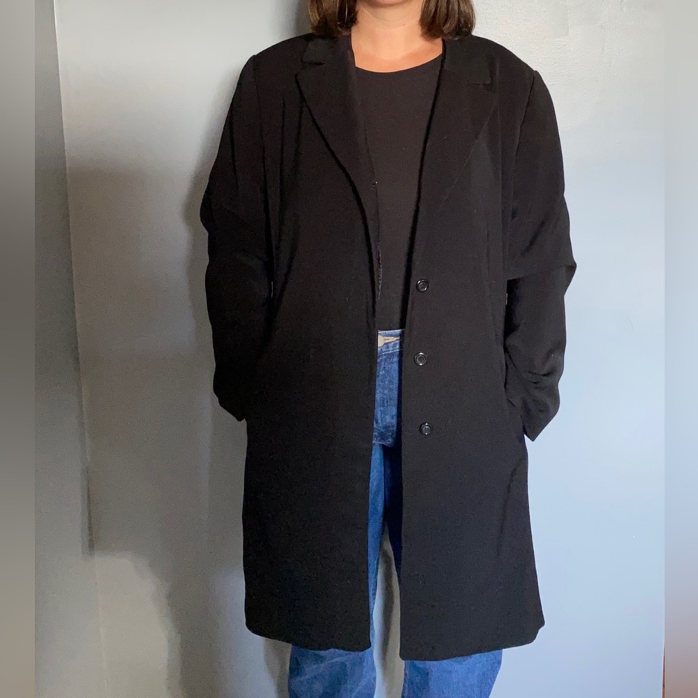 Black Galley Fall Trench Coat